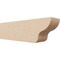 Ekena Millwork 6in. W x 8in. H x 28in. L Greensboro Woodgrain TimberThane Rafter Tail, Primed Tan RFTUR06X08X28GRNRCPR - alternate 1